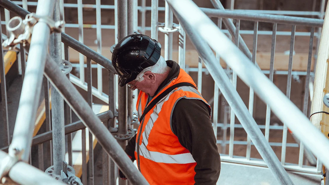 man in hard hat